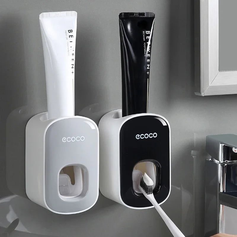 Automatic Toothpaste Dispenser Holder Wall Mount Stand