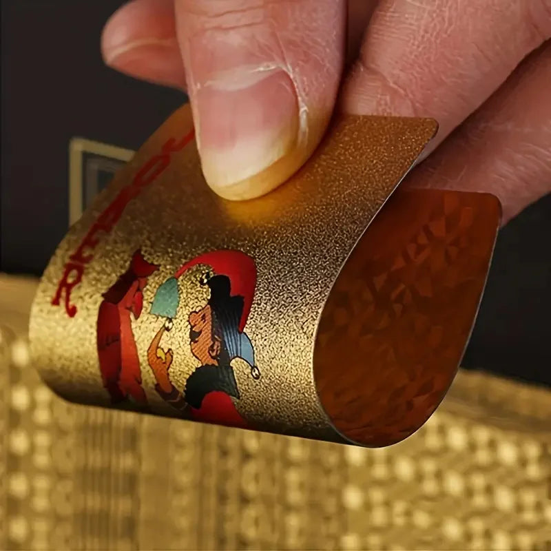 24K Gold Foil Playing Cards Deck