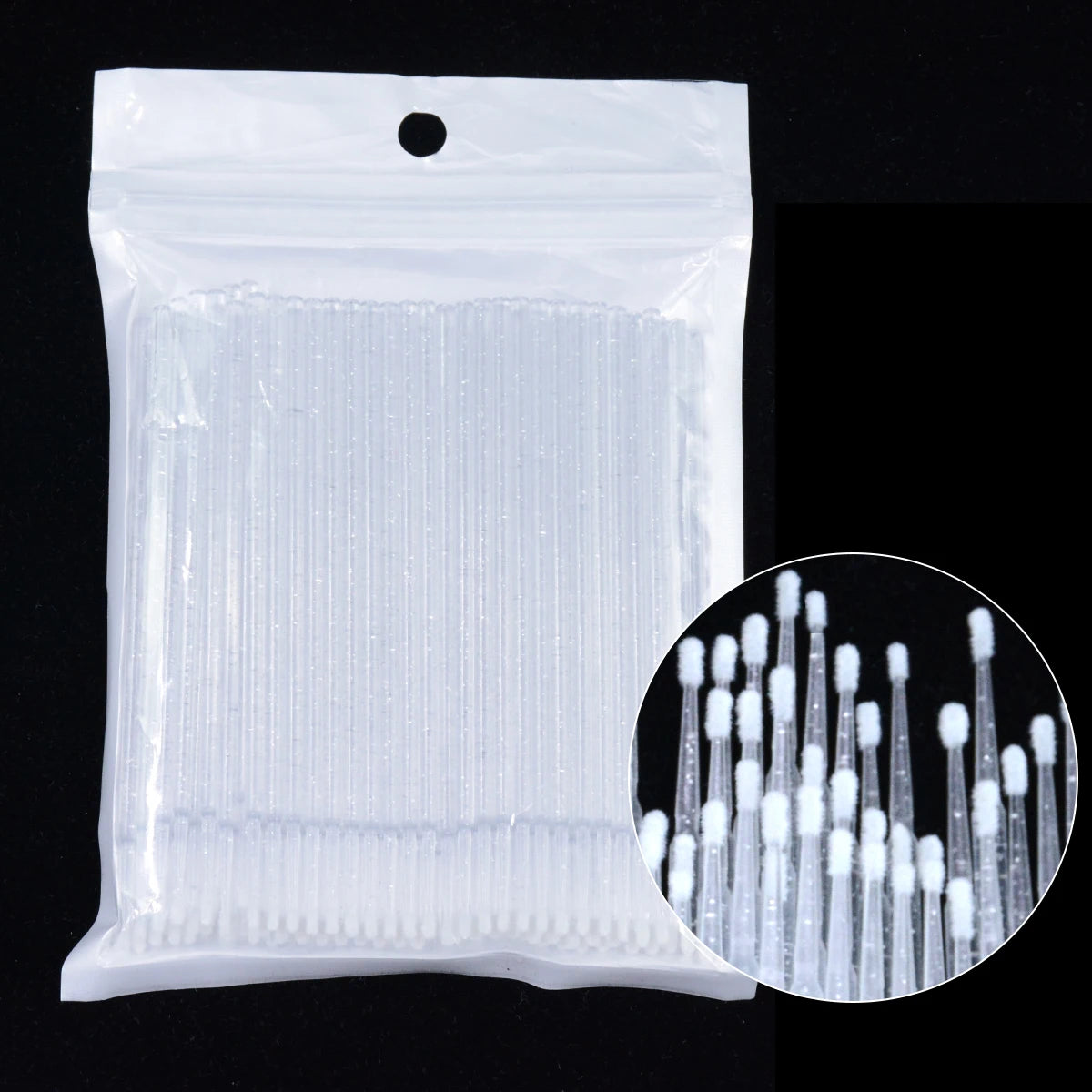 100Pcs Eyelash Cleaning Brush