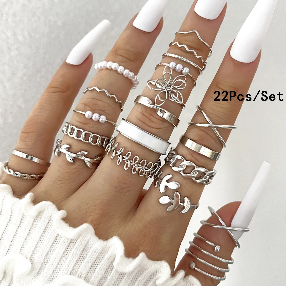 23Pcs Stunning but Simple Knuckle Rings