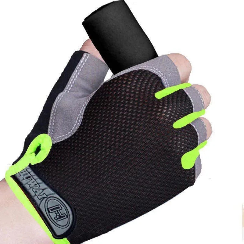 Men Cycling Bicycle Gloves Half Finger Gloves Anti-Slip Glove