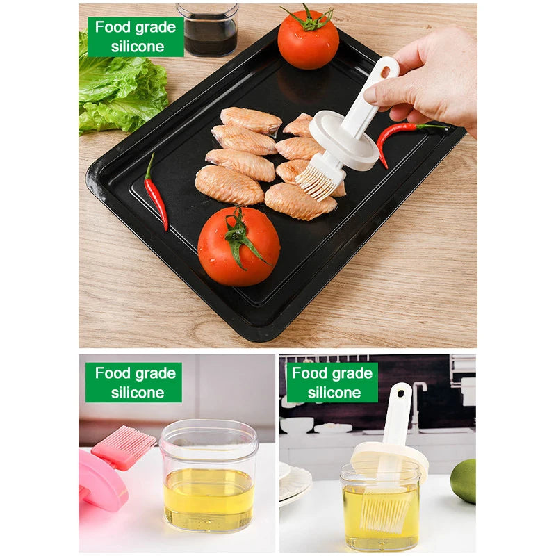 Silicone Oil Brush, Heat Resistant Multipurpose Oil Dispenser