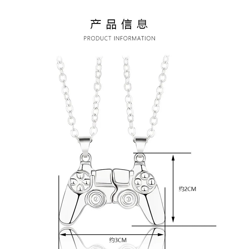 Hip-hop Gamepad Pendant Rope Chain Necklace