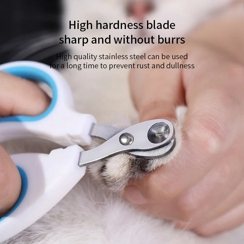 Professional Cat Nail Clippers for Small Cats, Dog Stainless Steel Grooming Clippers Trimmer