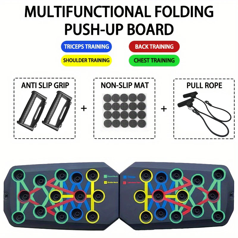 Push-up Board Set Multifunctional for Chest Abdomen Arms/Back Training