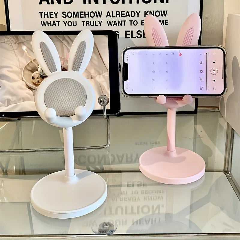 Cute Cartoon Bunny Phone Stand -