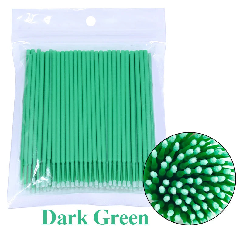 100Pcs Eyelash Cleaning Brush