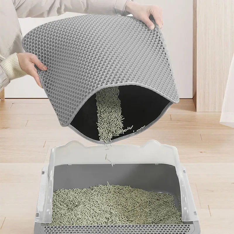 Cat Litter Mat Waterproof Double Layer