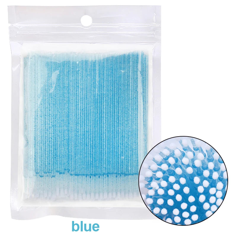 100Pcs Eyelash Cleaning Brush