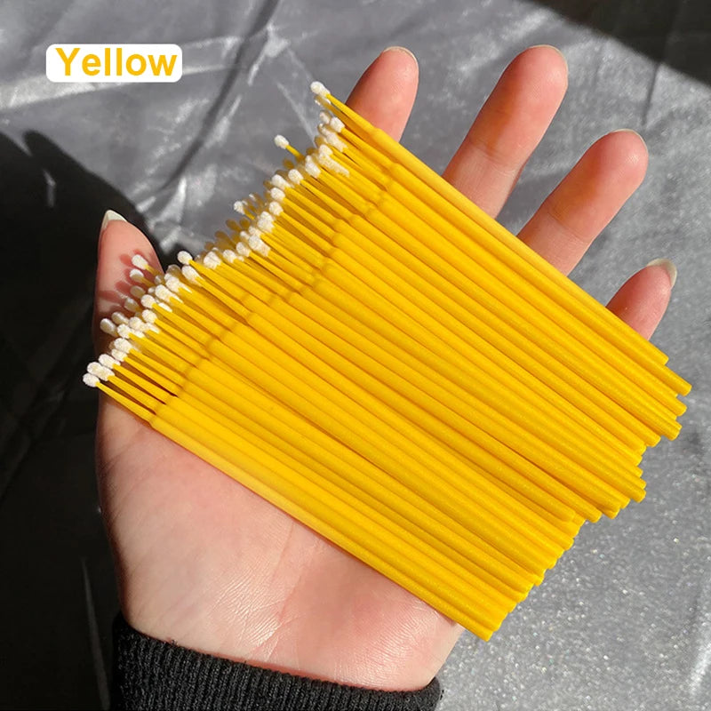 100Pcs Eyelash Cleaning Brush