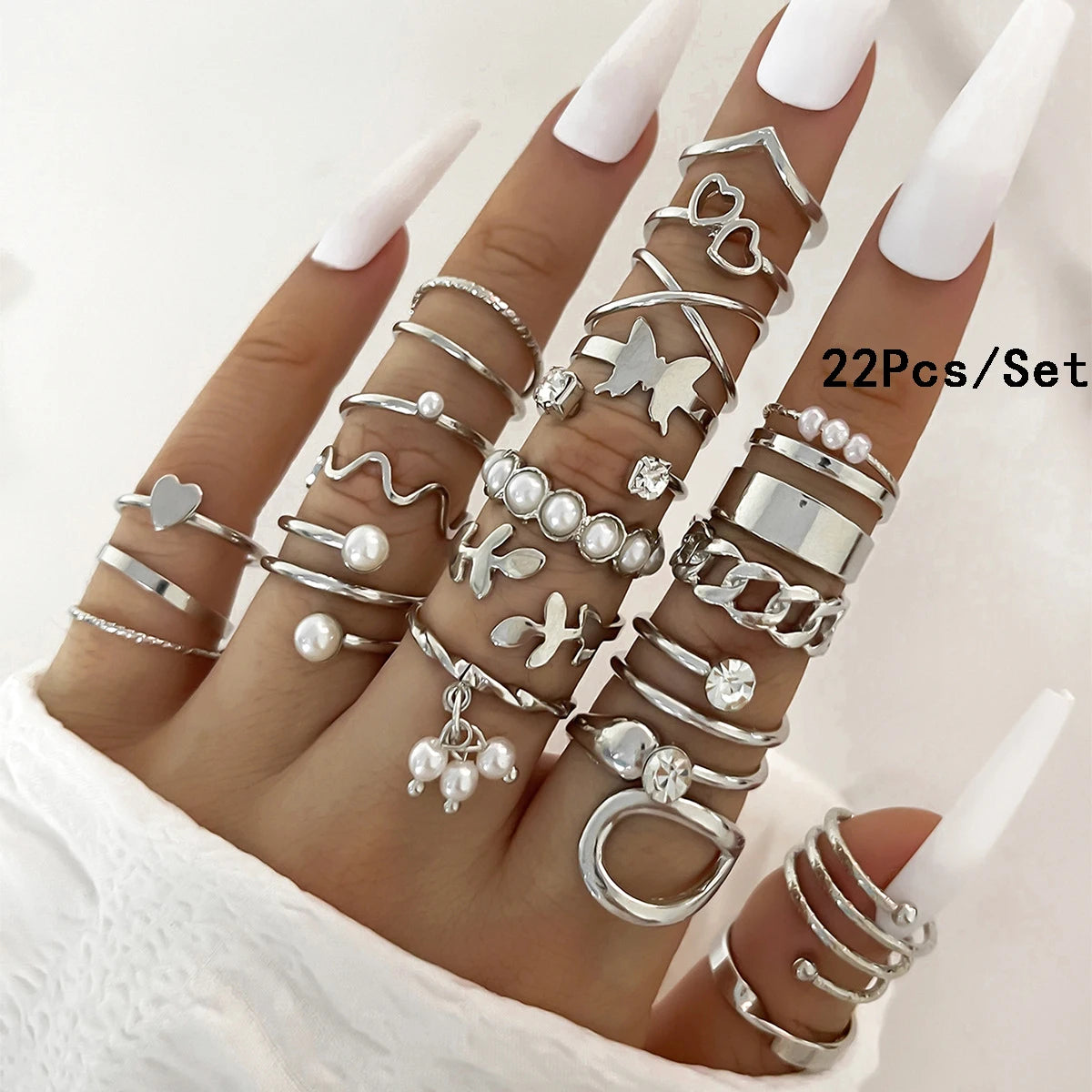 23Pcs Stunning but Simple Knuckle Rings