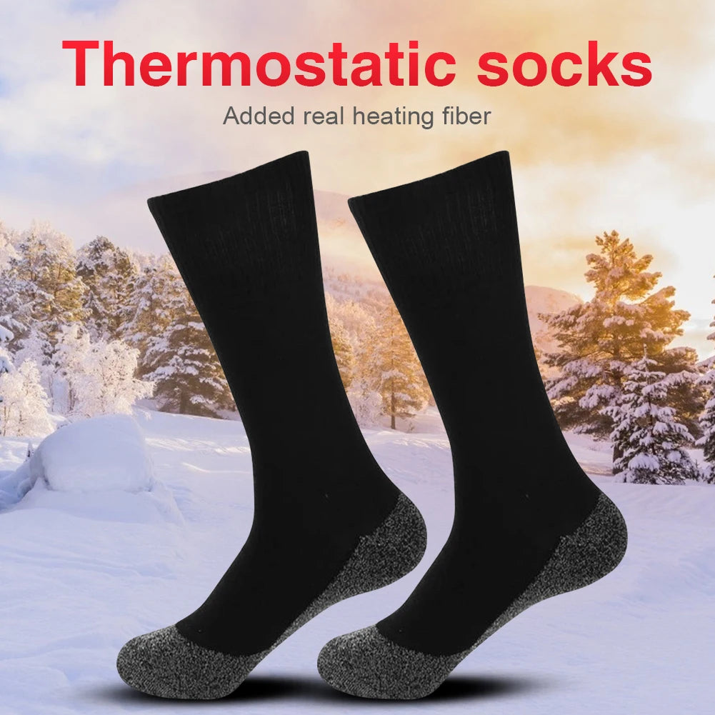 1/2Pairs Winter Self-Heating Socks for Men/ Women Elastic Anti-Slip