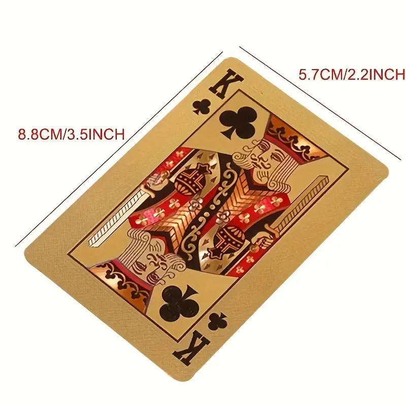 24K Gold Foil Playing Cards Deck