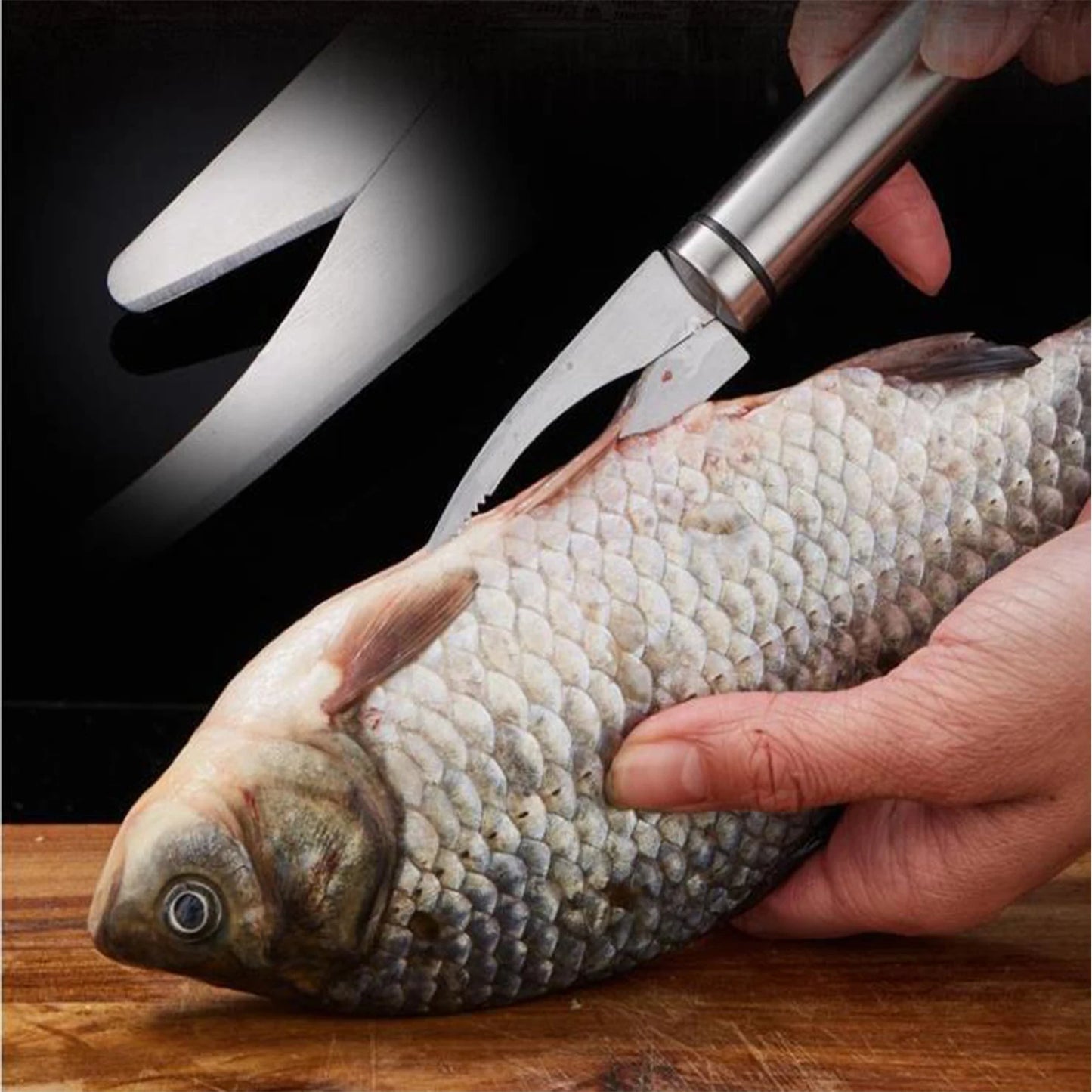 6 In 1 Multifunctional Fast Shrimp Peeler or Fish Scales Knife