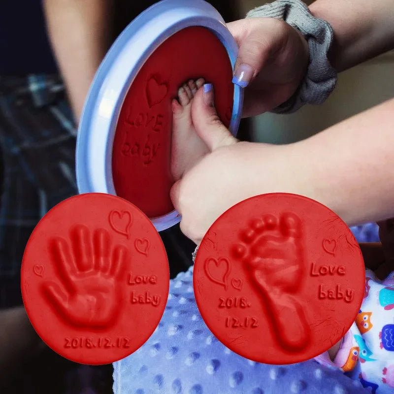 Baby Hand and Footprint Fingerprint Inkpad Casting