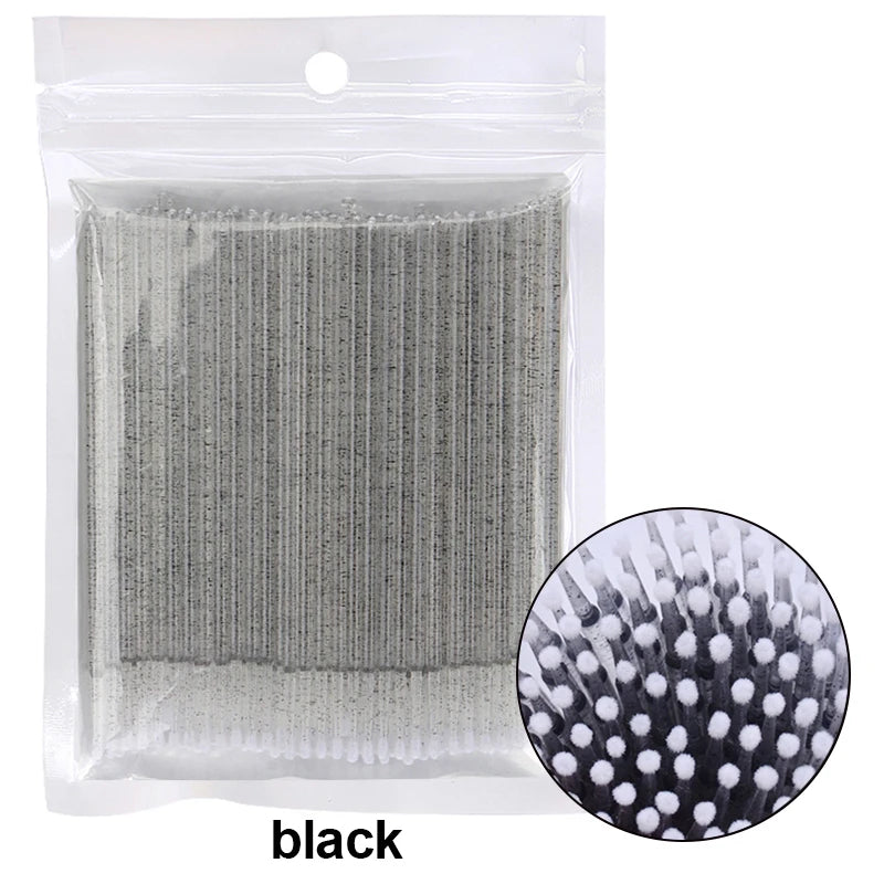 100Pcs Eyelash Cleaning Brush