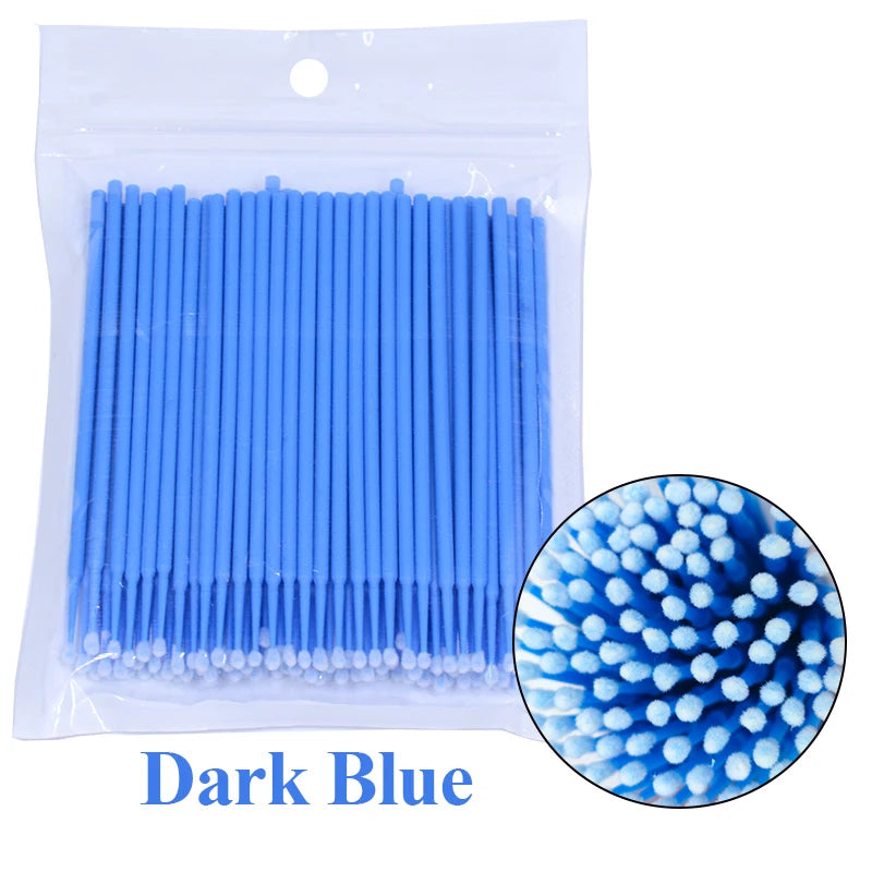 100Pcs Eyelash Cleaning Brush