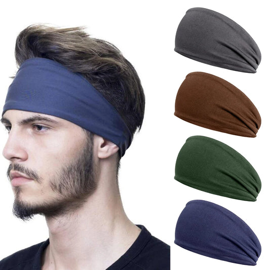 1PC Sports Headband Fitness Sweatband Quick-Dry Elastic Absorbent Men /Women