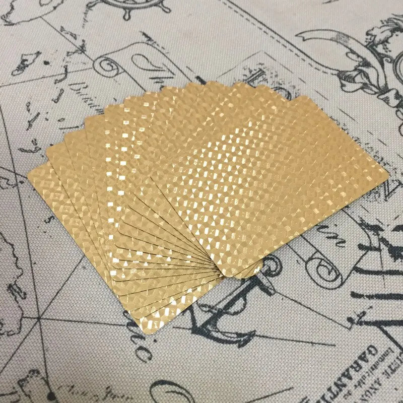 24K Gold Foil Playing Cards Deck