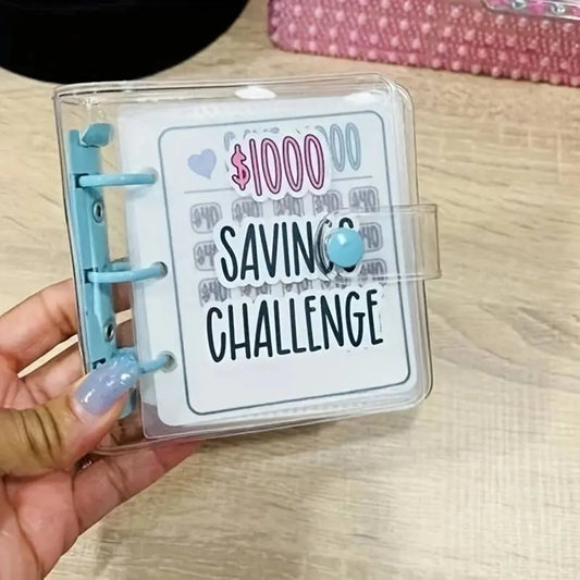 Creative $1,000 Savings Challenge Binder with Envelope