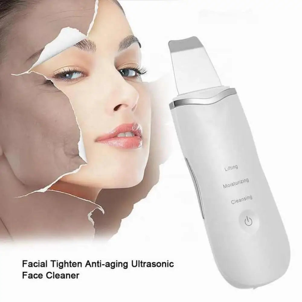 Ultrasonic Skin Scrubber Deep Vibrate Facial Cleaner