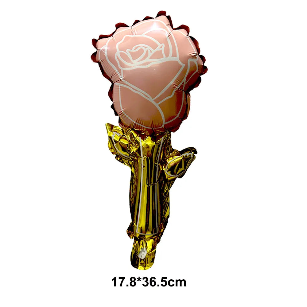 5/10/30/50pcs Mini Rose Flower Balloons