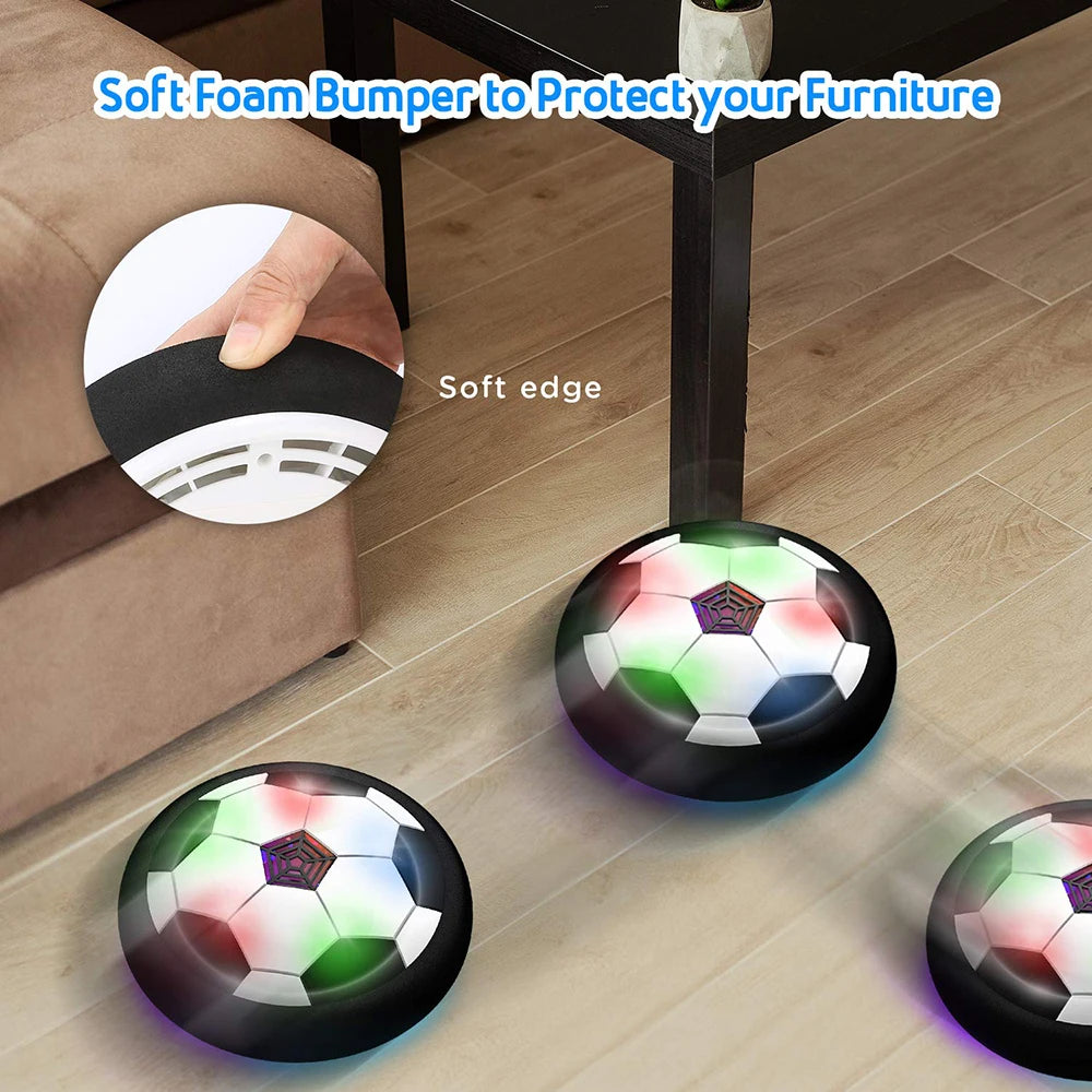 Hover Soccer Ball Toys for Children, Electric Floating Football with LED Light Music