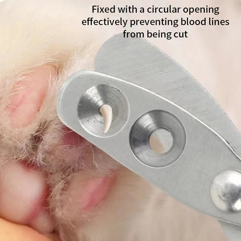 Professional Cat Nail Clippers for Small Cats, Dog Stainless Steel Grooming Clippers Trimmer