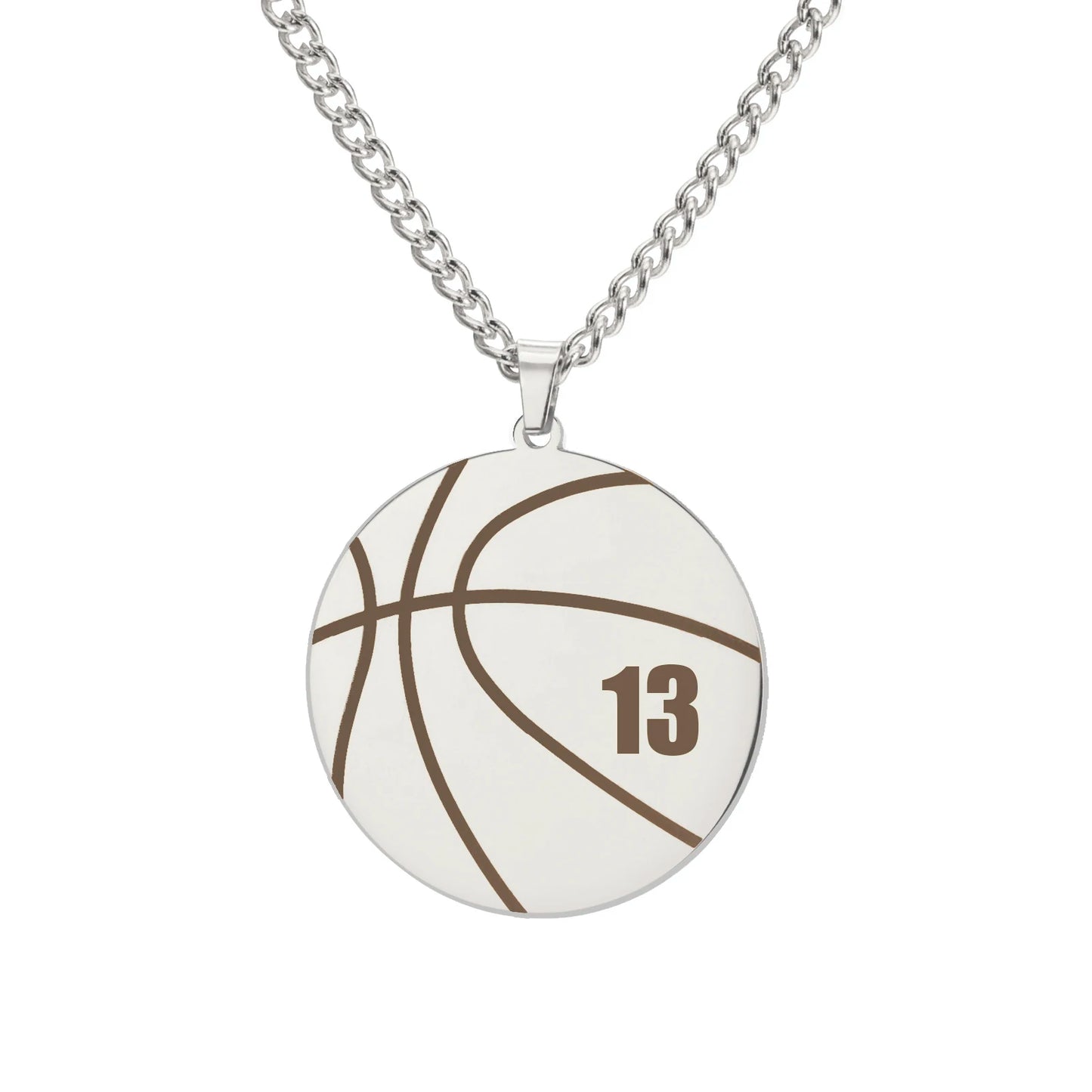 Custom Name Basketball Necklace