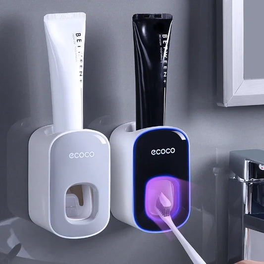 Automatic Toothpaste Dispenser Holder Wall Mount Stand