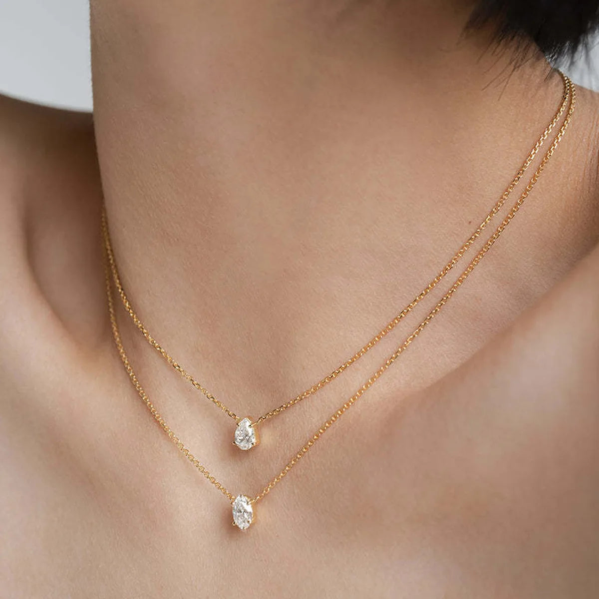 Shine with this trendy Zircon Pendant Necklace