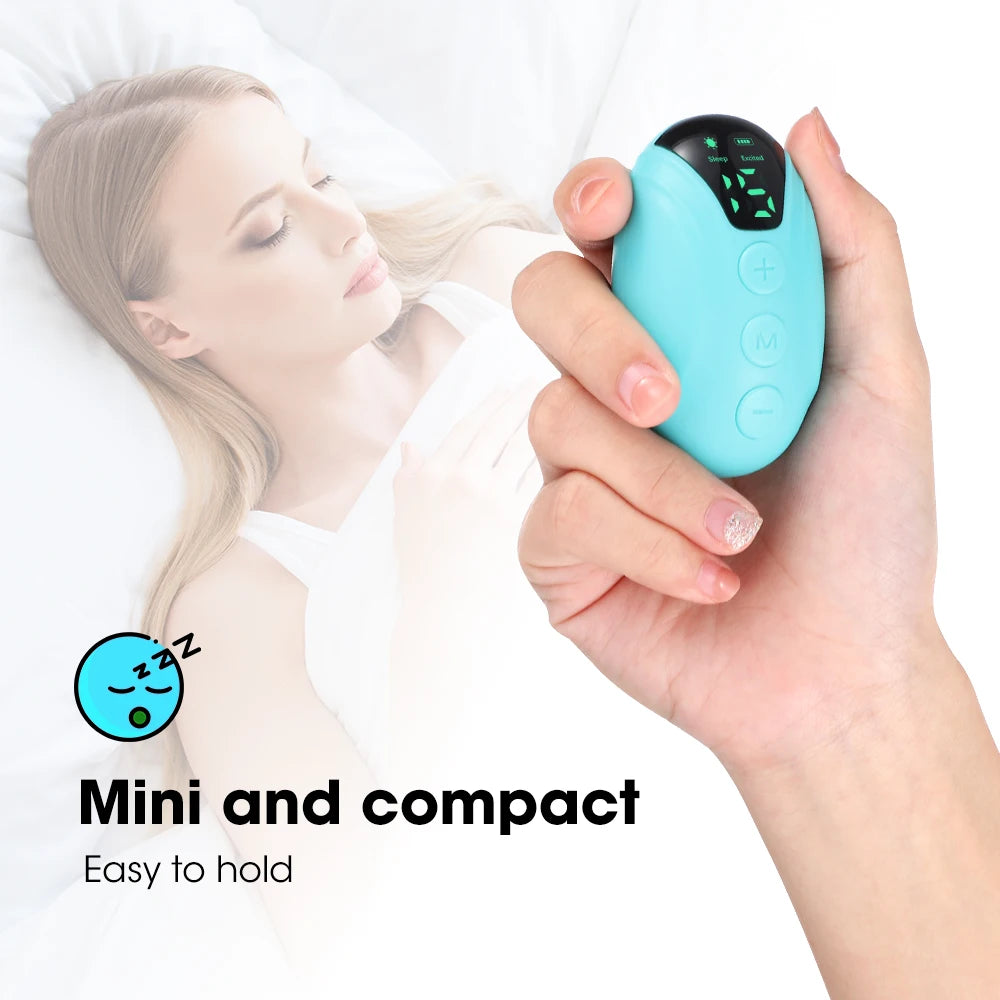 Handheld Mini CES Sleep Aid Smart Microcurrent EMS Pulse Stimulation Stress Pressure Anxiety good for Insomnia Relief