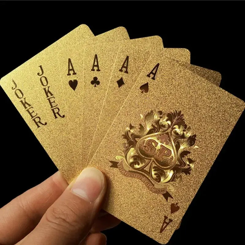 24K Gold Foil Playing Cards Deck