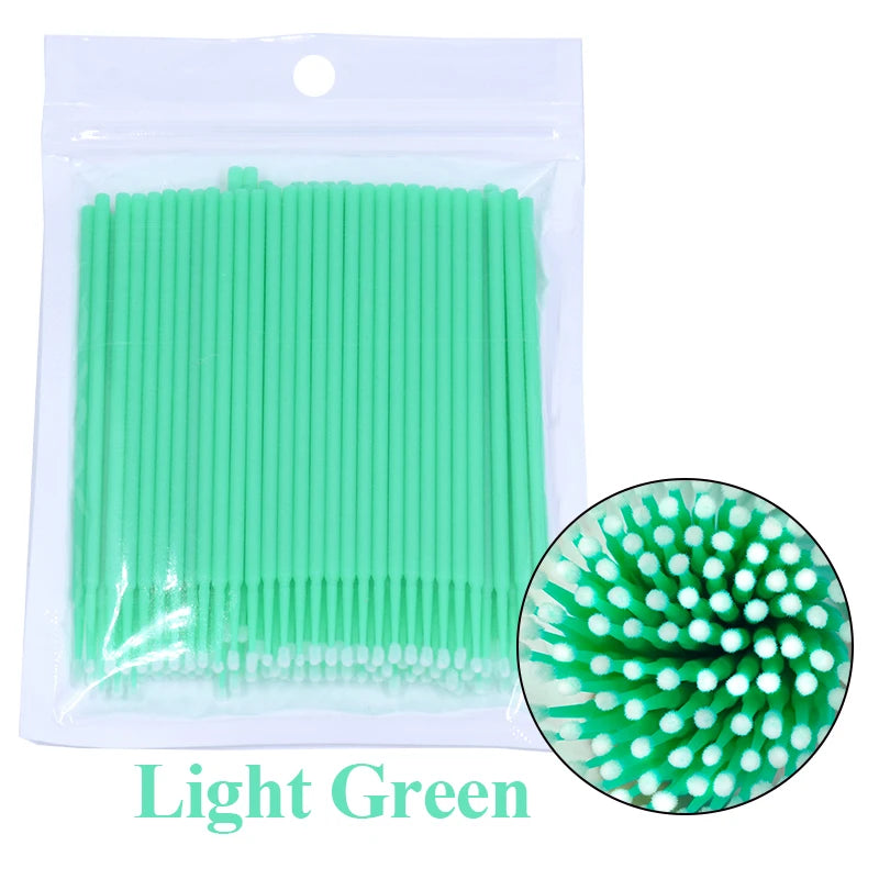 100Pcs Eyelash Cleaning Brush