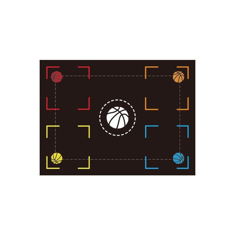 Basketball Training Mat Indoor Step Positioning Step Point